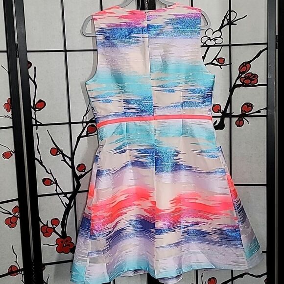 Rene Derhy NWT Aberdeen Dress in Multi Blue/Pink/White - Picture 5 of 12